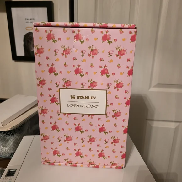 Stanley Pink Floral Tumbler - Picture 3 of 5